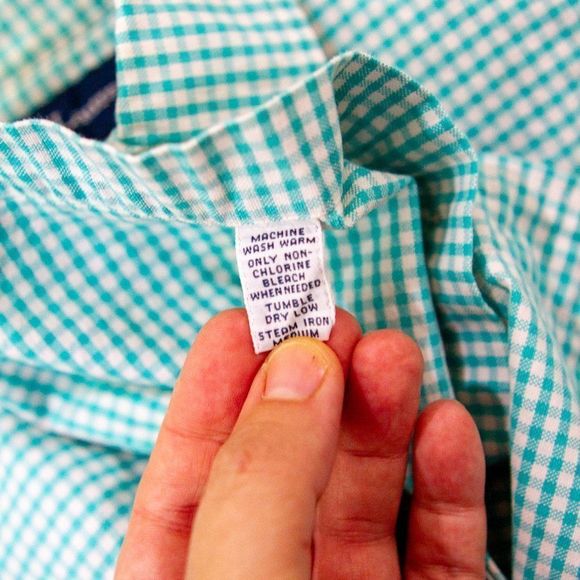 RALPH LAUREN Men's Green Plaid Button Down Classic - Picture 6 of 6